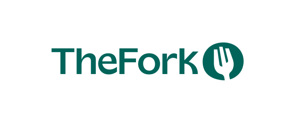 Le logo de l'entreprise de restauration The Fork