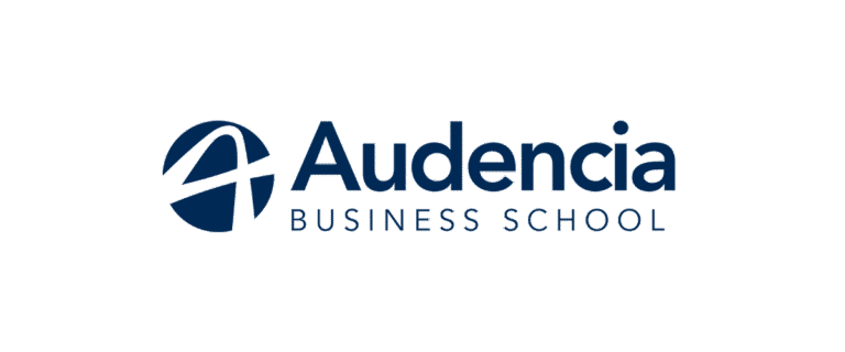 Le logo de l'école Audencia à Nantes