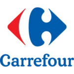 Le logo de la société Carrefour