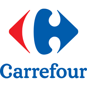 Le logo de la société Carrefour