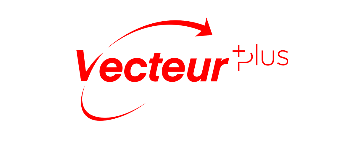 Le logo de la société Vecteur Plus